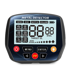 Detector de Metales Portátil con Pantalla LCD Retroiluminada, Multifrecuencia, Panel de Control de Plástico Negro para Adultos - Product Image 5