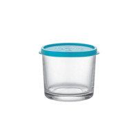 Frigoverre Contenant hermétique rond en verre Ø 10 cm H 8,7 cm, avec couvercle hermétique