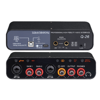 Carte son pour diffusion en direct mobile, enregistrement sans lecteur USB, microphone karaoké, dispositif d'enregistrement interne pour ordinateur