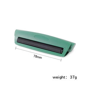 <strong>Cigarette</strong> <strong>Rolling</strong> <strong>Machine</strong> Tobacco Roller Wholesale Portable OEM logo 78mm 110mm Plastic Hand <strong>Cigarette</strong> Tobacco Herb Roller - Product Image 2