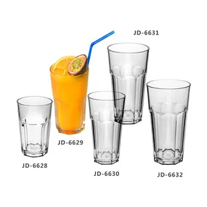 JC0002-embalaje personalizado, vasos de plástico reutilizables desechables, respetuosos con el medio ambiente, 12 oz