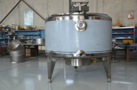 Cuve à fromage industrielle en acier inoxydable à double enveloppe pour l'usine de transformation laitière