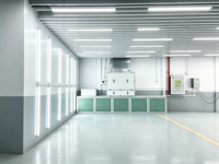 Cabine de peinture à rideau en PVC, étanche à la poussière, pour four de cuisson, avec filtre en fibre de verre et éclairage LED à économie d'énergie, souple