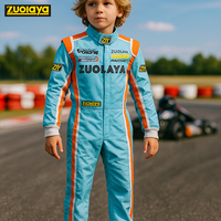 Combinaison de course automobile et moto personnalisée avec nom d'équipe, respirante, à manches longues, imprimée par transfert thermique, en polyester, série Race-Team