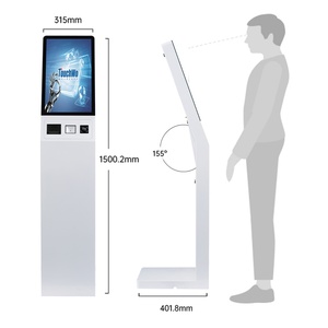21.5 32 Inch Floor Stand Touch Kiosk Printer Qr <b>Code</b> Scanner and Card <b>Reader</b> Is Available Android Os and Window Os Support Kiosk - Product Image 4