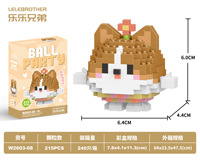 84 styles de micro-blocs de construction en gros, série animaux de dessin animé, briques ABS DIY, modèle éducatif, décoration de bureau, cadeau pour enfant