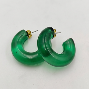 MN EXPORTS Yellow Resin <b>Drop</b> Earrings with Natural Pearl Customized Design for Women's Trendy Party Islam Fashion Jewelry - Product Image 1