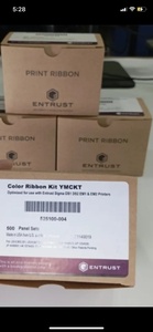 Ruban couleur d'origine 525100-004, 500 impressions, compatible avec les imprimantes de cartes et les machines à écrire Entrust Sigma EM/DS Series - Product Image 2
