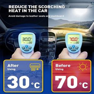 Yy518 Custom Printing Foldable Front Windshield Polyester Uv Pe Bubble <b>Sun</b> <b>Shades</b> Auto Cheap Double Circle Car Sunshade Logo - Product Image 2