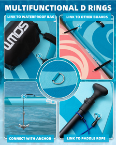 Factory Supply 10'6''*33''*6'' <b>Inflatable</b> Stand up Paddle Board Dropshipping Sup Surfboard Tabla Padel SW04/3 <b>Inflatable</b> SUP - Product Image 6