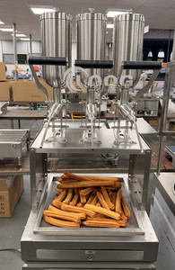 Máquina Comercial <span class=keywords><strong>para</strong></span> Rellenar <span class=keywords><strong>Churros</strong></span> con Mermelada, Dispensador de Mermelada, Máquina <span class=keywords><strong>para</strong></span> Hacer <span class=keywords><strong>Churros</strong></span> de 5L con Freidora de 28L, Precio Mayorista - Product Image 4
