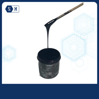 Pâte conductrice acrylique à base d'eau pour le revêtement par gravure de fils chauffants muraux, revêtement liquide haute/basse température, peinture pour appareils