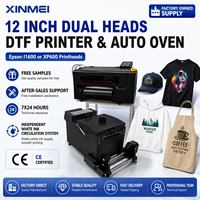 Imprimante DTF A3 pour l'impression numérique de t-shirts et textiles, machine d'impression DTF à film PET thermocollant, agitateur d'imprimante DTF Xp600, machine d'impression DTF
