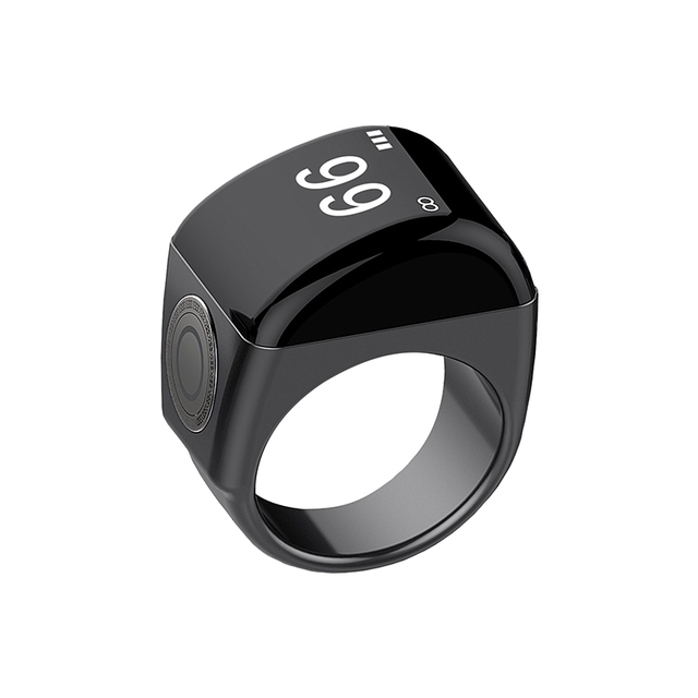 Smart Ring Muslim Prayer Reminder Qibla Electronic Device Azan Prayer Bead Multifunctional Tasbeeh Digital Counter