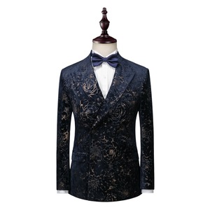 <span class=keywords><strong>Costume</strong></span> trois pièces pour <span class=keywords><strong>homme</strong></span>, style britannique, double boutonnage, imprimé <span class=keywords><strong>velours</strong></span>, <span class=keywords><strong>costume</strong></span> de scène pour <span class=keywords><strong>homme</strong></span> - Product Image 2