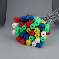 Scellé de câble en acier robuste à usage unique en alliage d'aluminium à verrouillage unidirectionnel haute résistance pour conteneurs et camions logistique