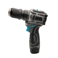 Perceuse sans fil sans balais 21V, perceuse-visseuse électrique portable à batterie lithium pour le perçage du bois et du métal