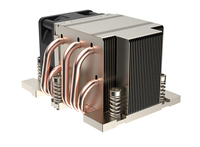 Pendingin Server 2U untuk SP5 LGA 6096 EPYC 7004 Pendingin CPU TDP 300W Pendingin Udara Prosesor Kipas CPU PWM Heatsink 5 Heatpipe