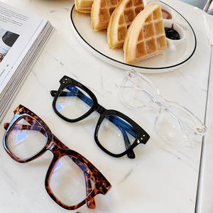 Nuevas Monturas de Gafas Cuadradas para Mujer con Doble Remache, Lentes de PC con Protección Anti Luz Azul, Montura Completa, Hechas en Taizhou S3 6810 - Product Image 5