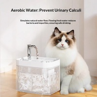Fontaine à eau pour chat, circulation automatique, débit intelligent, écologique, PP 750g, bac à boire pour animaux de compagnie