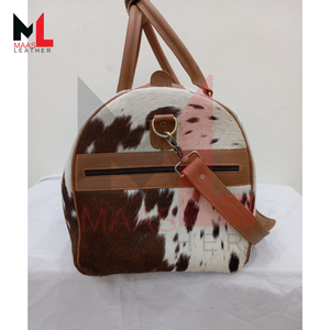 MAAS <b>LEATHER</b> High Quality Genuine <b>Leather</b> <b>Duffle</b> <b>Bag</b> Lightweight Eco-Friendly Custom Size for Outdoor Use Wholesale Price OEM - Product Image 1