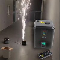 Machine à étincelles froides et feux d'artifice mini 350W avec télécommande/contrôle DMX, en alliage de titane, hauteur de projection 2,5-3M pour événements de mariage
