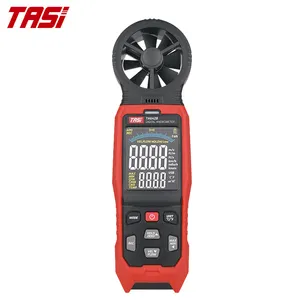 OEM ODM TASI TA642B Anemometer USB Connection Wind Meter Air Temperature Flow Velocity Meter Digital Anemometer