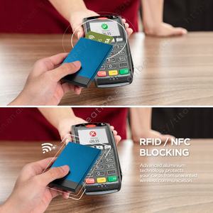 TILONSTAR TVC500, diseño personalizado a la moda, tarjetas de débito, tarjeta de crédito, tarjetero, tarjetero de aluminio RFID para uso diario - Product Image 5