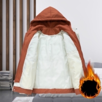 Veste d'hiver personnalisée pour homme, coupe-vent, à capuche, chaude, imperméable, style décontracté, tendance streetwear, veste en duvet pour homme