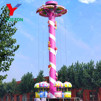 Government Tender Project Luna Park Vergnügung spark Ausrüstung Outdoor Thrill Theme Fallschirm Tower Ride zu verkaufen