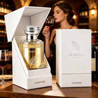 Boîte cadeau de luxe en gros avec ruban en satin pour coffret cadeau de flacon de parfum de 30 ml et 50 ml