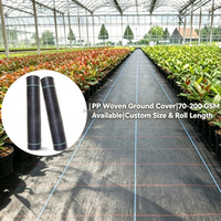 Toile anti-mauvaises herbes HPLD HD-WeedMat, durable, résistante aux UV, résistante aux déchirures, écologique, en PE/PP, avec une densité de 70 à 200 g/m², pour les jardins et l'agriculture
