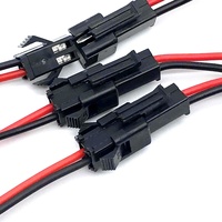 Câble de connexion pour barre lumineuse LED personnalisée, terminal mâle 2P, faisceau de câblage de 10 cm, vente en gros usine