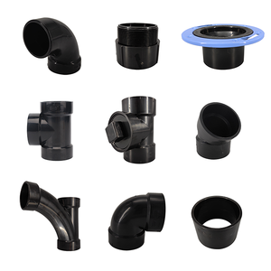 אביזרי צנרת ABS בקוטר 3 אינץ', זווית 90 מעלות, ארוכים במיוחד, בהתאמה אישית מהמפעל - Product Image 1