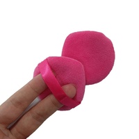 Bouffée de poudre pour le visage de maquillage cosmétique pour femmes Customized Triangle Soft Makeup Powder Puff