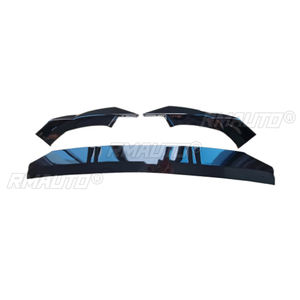 Accessoires de protection de pare-chocs avant de voiture en ABS noir brillant, séparateur de lèvre, spoiler, diffuseur pour Audi Q5 SQ5 MK2 LCI 2021 2022 2023 - Product Image 4