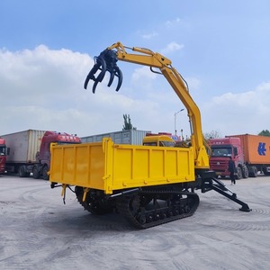 Dumper de transporteur de chenilles en caoutchouc 1T pour l'agriculture - Product Image 3