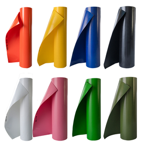 450g 500gsm 550GSM 610GSM 630gsm 650GSM 1000d Blackout impermeable azul poliéster PVC tela rollo <span class=keywords><strong>vinilo</strong></span> <span class=keywords><strong>lona</strong></span> recubierta <span class=keywords><strong>de</strong></span> PVC - Product Image 1
