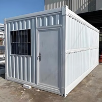 Maison conteneur pliable de 20 pieds, maison modulaire préfabriquée pliable pour habitation ou bureau