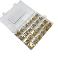 Kit d'assortiment de condensateurs céramiques pour guitare, 480 pièces, 24 valeurs, 0.1uf-10uf