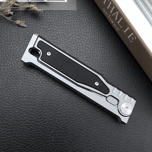 Conception populaire <span class=keywords><strong>Gravity</strong></span> G10 Poignée Couteau Pliant Camping Randonnée En Plein Air Couteaux De Survie De Poche - Product Image 4