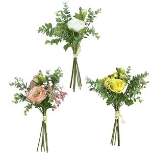 Ramo de Flores Artificiales Realistas al Precio de Fábrica, Decoración de Boda para Novias - Product Image 5