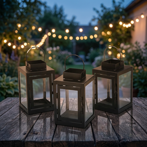 Farol de Hierro Hecho a Mano de Alta Calidad, Ecológico, Decoración para el Hogar, Mejora los Temas Decorativos, Ambiente Nocturno Confortable, Paquete al por Mayor - Product Image 2