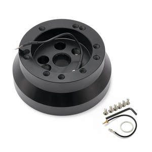 HUB Sports Kit d'adaptateur de moyeu court poli pour volant <span class=keywords><strong>5</strong></span> et 6 trous pour Ididit et Flaming River Column GM Spline HUB-GM1 - Product Image 1
