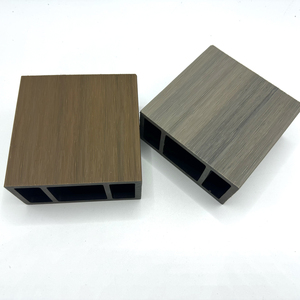 Composite boong hồ sơ WPC tay vịn lan can cột ngoài trời co-đùn gỗ nhựa decking Hollow Ống gỗ - Product Image 2