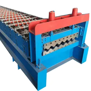 Fabricante de máquina para fazer telhas de metal portátil Máquina para fazer telhas de aço coloridas Máquina para rolar telhas de metal