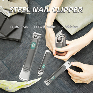 Coupe-ongles en acier inoxydable, coupe-ongles à large ouverture, outil de manucure anti-éclaboussures, coupe-ongles professionnel, durable - Product Image 2