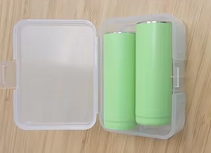 Vapcell - Caja de Plástico para 2 Baterías 18500, Estuche Individual Reciclable para Baterías de Iones de Litio 18500 <span class=keywords><strong>18350</strong></span> - Product Image 3