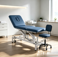 Table de chiropratique électrique portable moderne avec dossier et pieds réglables pour acupuncture, spa, hôtel, clinique