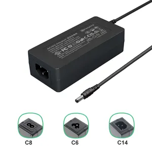 Factory Merryking UL 12v 5a C6 C8 C14 desktop power adapter desktop charger AC/DC Desktop Power Supplies Adapters